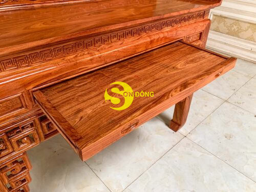 Bàn thờ tam cấp hoa sen Hương Đá 1m53 - SD3218 - Ảnh 4