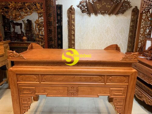 Bàn thờ chữ phúc hương đá ngang 1.97m. CHÂN 12 SD291 - Ảnh 4