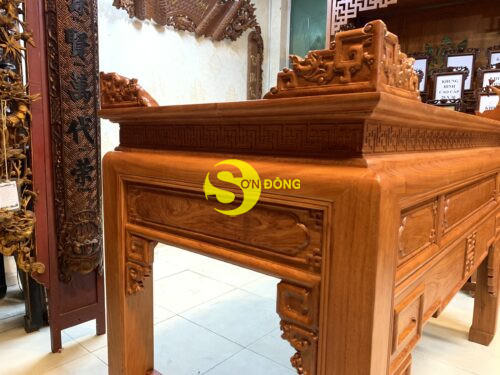 Bàn thờ chữ phúc hương đá ngang 1.97m. CHÂN 12 SD291 - Ảnh 3