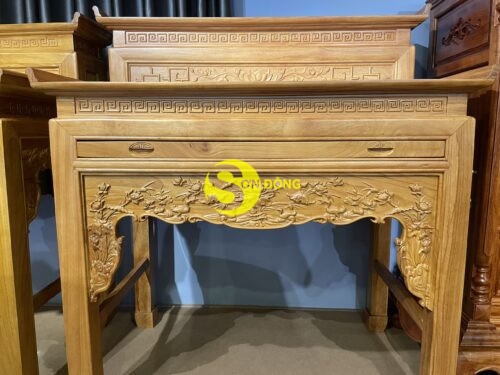 Bàn thờ chung cư nhị cấp hoa sen 1.27m SD5361 - Ảnh 6