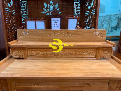 Ban tho nhi cap go do cham sen hang HOT 1.47m SD1323 4