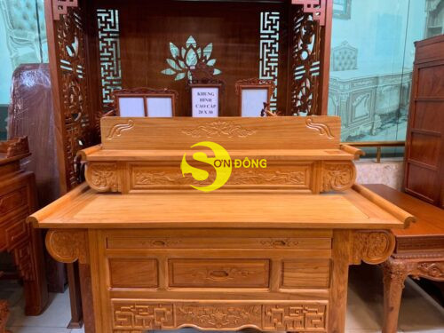 Ban tho nhi cap go do cham sen hang HOT 1.47m SD1323 5