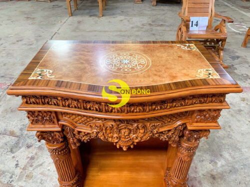 Bàn thờ ông địa phong cách Louis hoàng gia-SD2114 - Hình ảnh 2