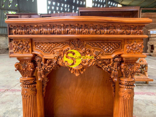 Bàn thờ ông địa phong cách Louis hoàng gia-SD2114 - Hình ảnh 11