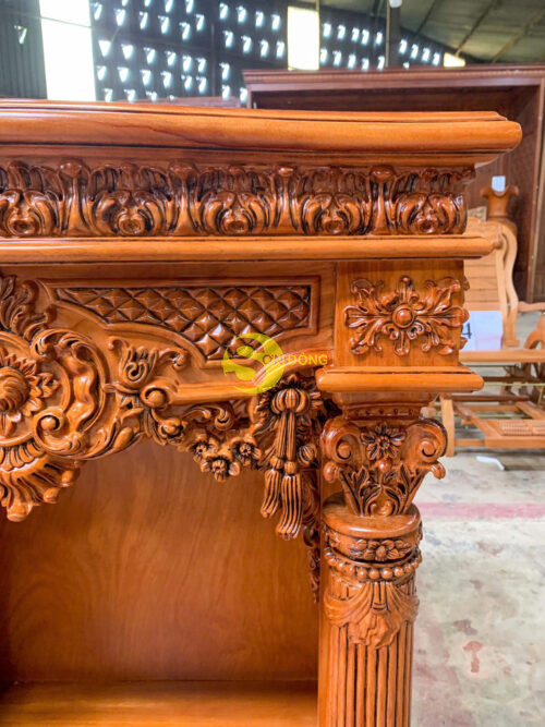 Bàn thờ ông địa phong cách Louis hoàng gia-SD2114 - Hình ảnh 9