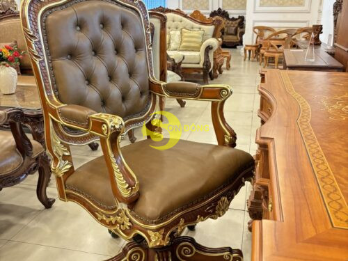 Ghe lam viec CEO Luxury go beach dat vang GLV701 1
