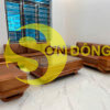 Sofa gỗ gõ đỏ pachy + bọc simini