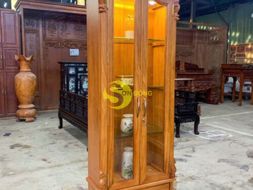 Tu ruou hoa hong go go do TR2121 1