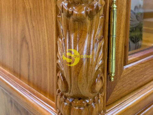 Tu ruou hoa hong go go do TR2121 6