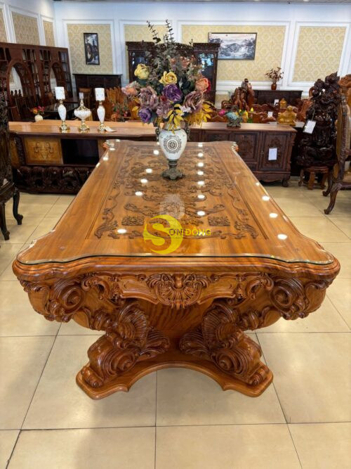 Bàn ăn hoàng gia Louis Minerva VIP - BA769D - Ảnh 4