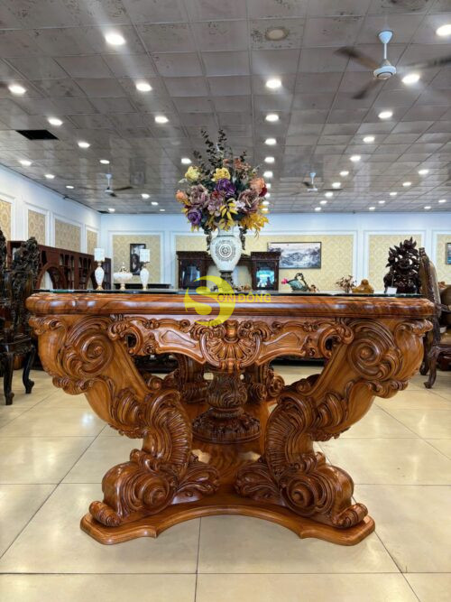 Bàn ăn hoàng gia Louis Minerva VIP - BA769D - Ảnh 2