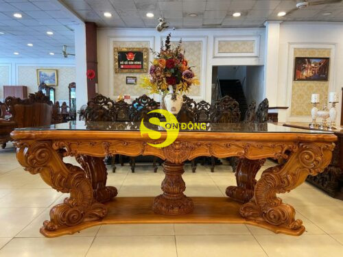 Bàn ăn hoàng gia Louis Minerva VIP - BA769D - Ảnh 11
