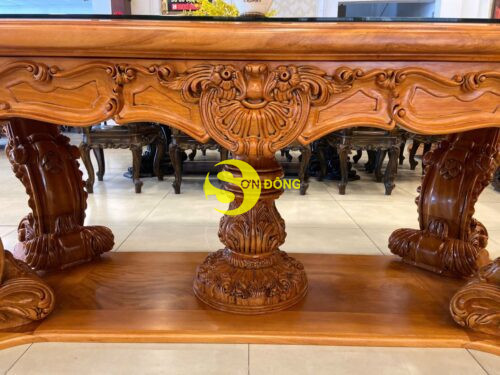 Bàn ăn hoàng gia Louis Minerva VIP - BA769D - Ảnh 13