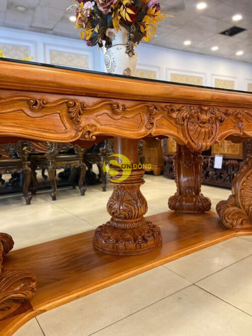 Bàn ăn hoàng gia Louis Minerva VIP - BA769D - Ảnh 8
