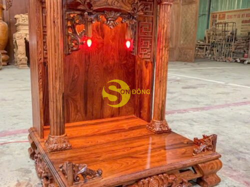 Ban tho ong dia go cam lai 810x810mm cao 1m06 SD429 10