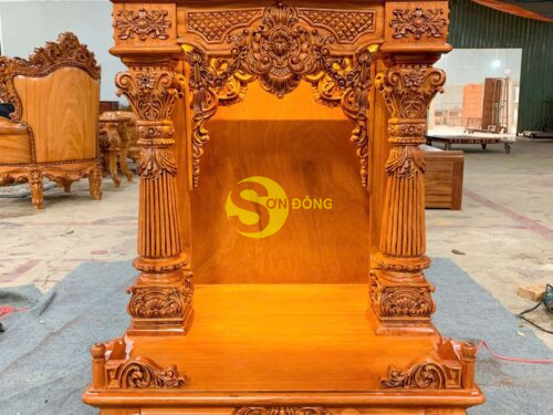 Ban tho ong dia phong cach Louis hoang gia go go do can venner SD2112 12