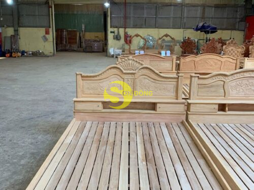 Giuong ngu go do hang sieu HOT ngang 1.6m GN1601 8