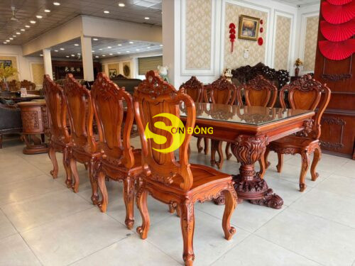 Bo ban an Hoang Gia Louis Fidia Mat lien 8 ghe Ma sp ghe GA230 ban BA0291 9