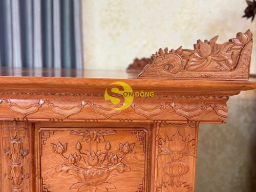 Sap tho hoa sen go huong da chan 24 SD3221 6