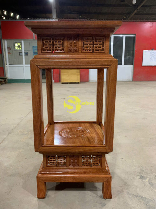 Đôn Gỗ Hương Lồng đèn 80-DG080