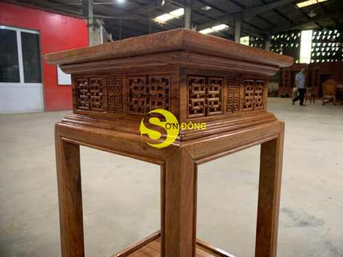Đôn Gỗ Hương Lồng đèn 80-DG080 - Hình ảnh 5