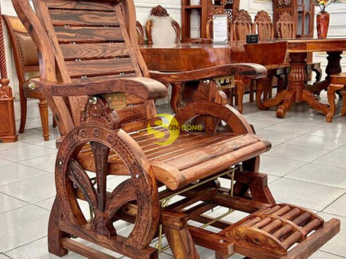 Ghế thư giãn massge cẩm lai xịn - BBG462