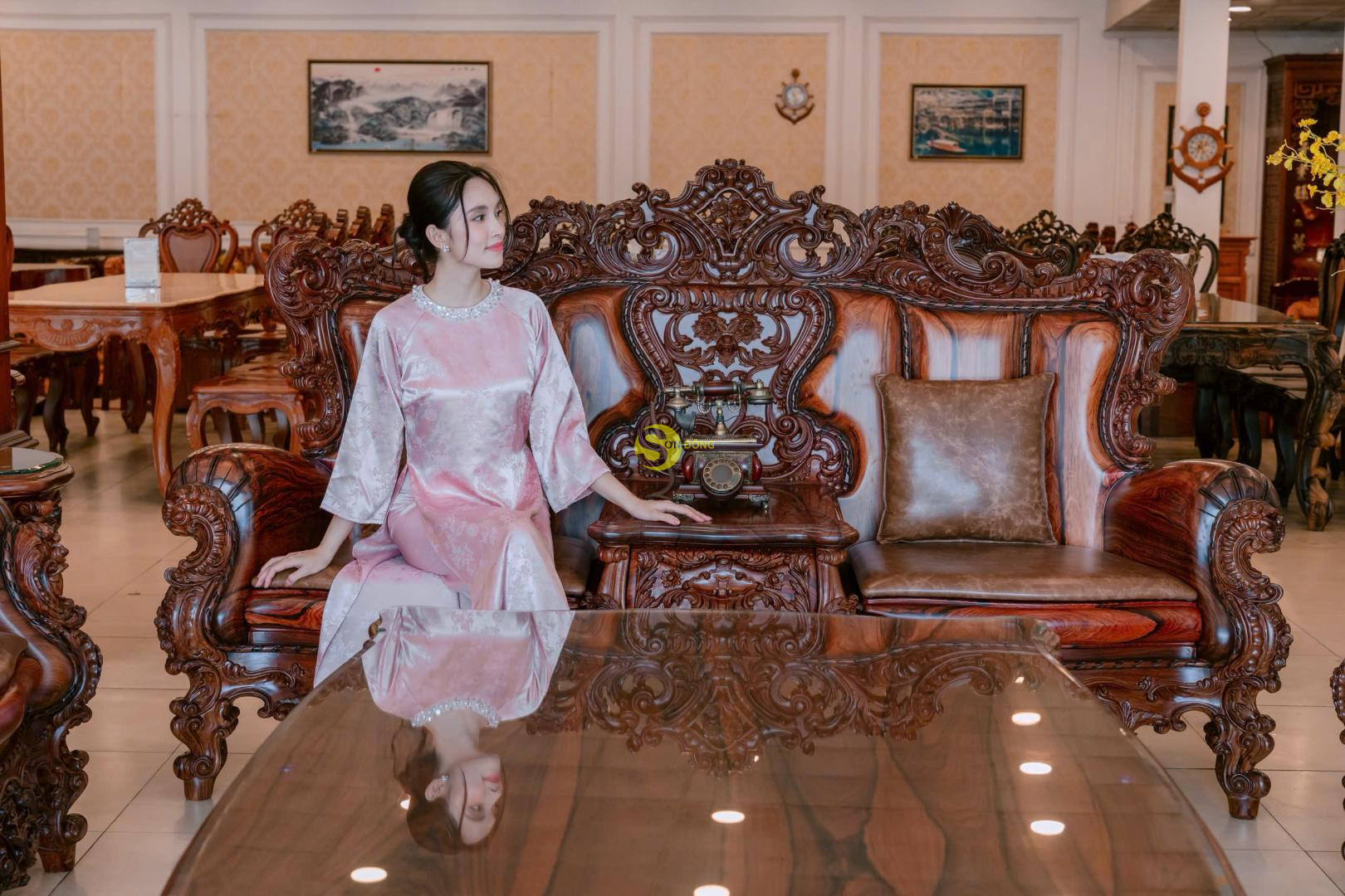 Sofa Hoàng Gia Super Luxury Phiên bản Limited 2026 | 14 món - BBG5586C 23 Sofa Hoàng Gia Super Luxury Phiên bản Limited 2026 | 14 món - BBG5586C - Ảnh 23