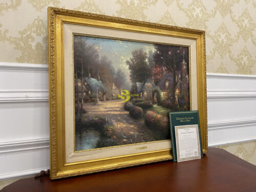 Tranh Sơn dầu “Cobbleston Lane ” of “Thomas Kinkade” - T1005 - Hình ảnh 11