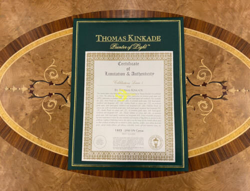 Tranh Sơn dầu “Cobbleston Lane ” of “Thomas Kinkade” - T1005 - Hình ảnh 13