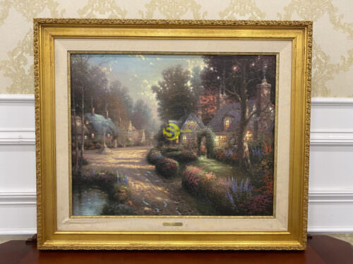Tranh Sơn dầu “Cobbleston Lane ” of “Thomas Kinkade” - T1005 - Hình ảnh 6