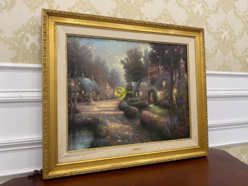 Tranh Sơn dầu “Cobbleston Lane ” of “Thomas Kinkade” - T1005 - Hình ảnh 8