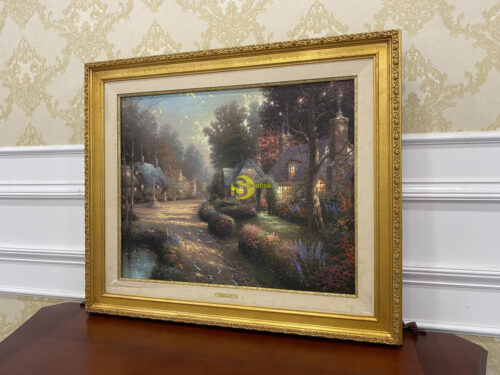 Tranh Sơn dầu “Cobbleston Lane ” of “Thomas Kinkade” - T1005 - Hình ảnh 7
