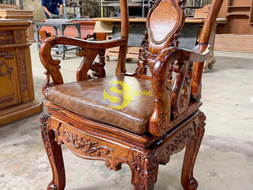 Ghế làm việc cẩm lai - GLV539