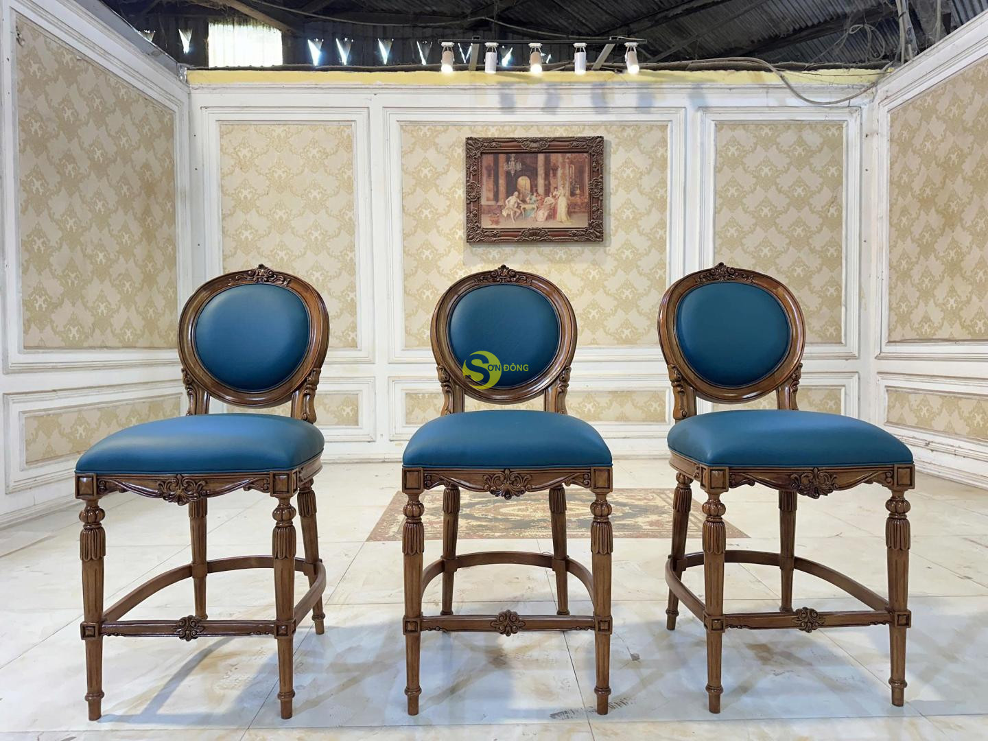 Ghế quầy bar cổ điển - GQB203