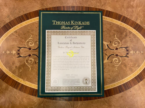 Tranh Sơn dầu “Gardens Beyond Autumn Gate” of “Thomas Kinkade” - T1004 - Hình ảnh 9
