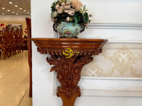 Kệ trang trí gõ đỏ specchiere e consoll KTT21