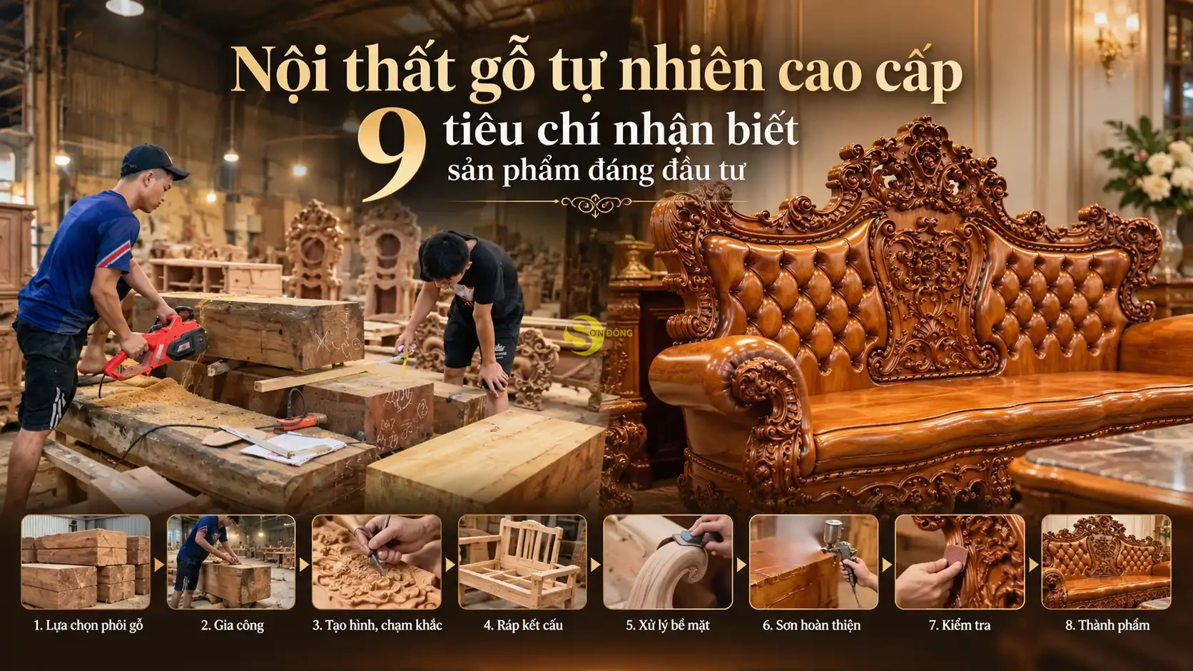Noi that go cao cap Hanh trinh tinh