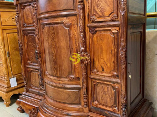 Tủ thờ gỗ cẩm lai 1,53m tuyển chọn - SD489 14 SD4894