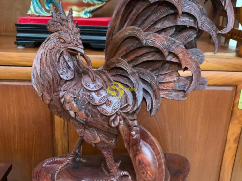 Tượng gà trống nhất kê phong thuỷ-TGT402
