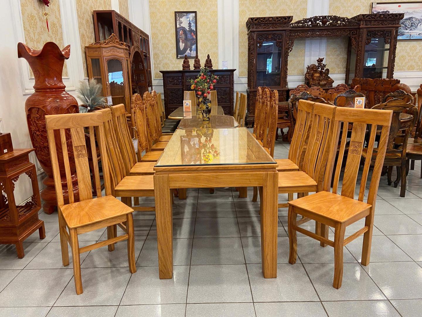 Bộ bàn ăn 6 ghế