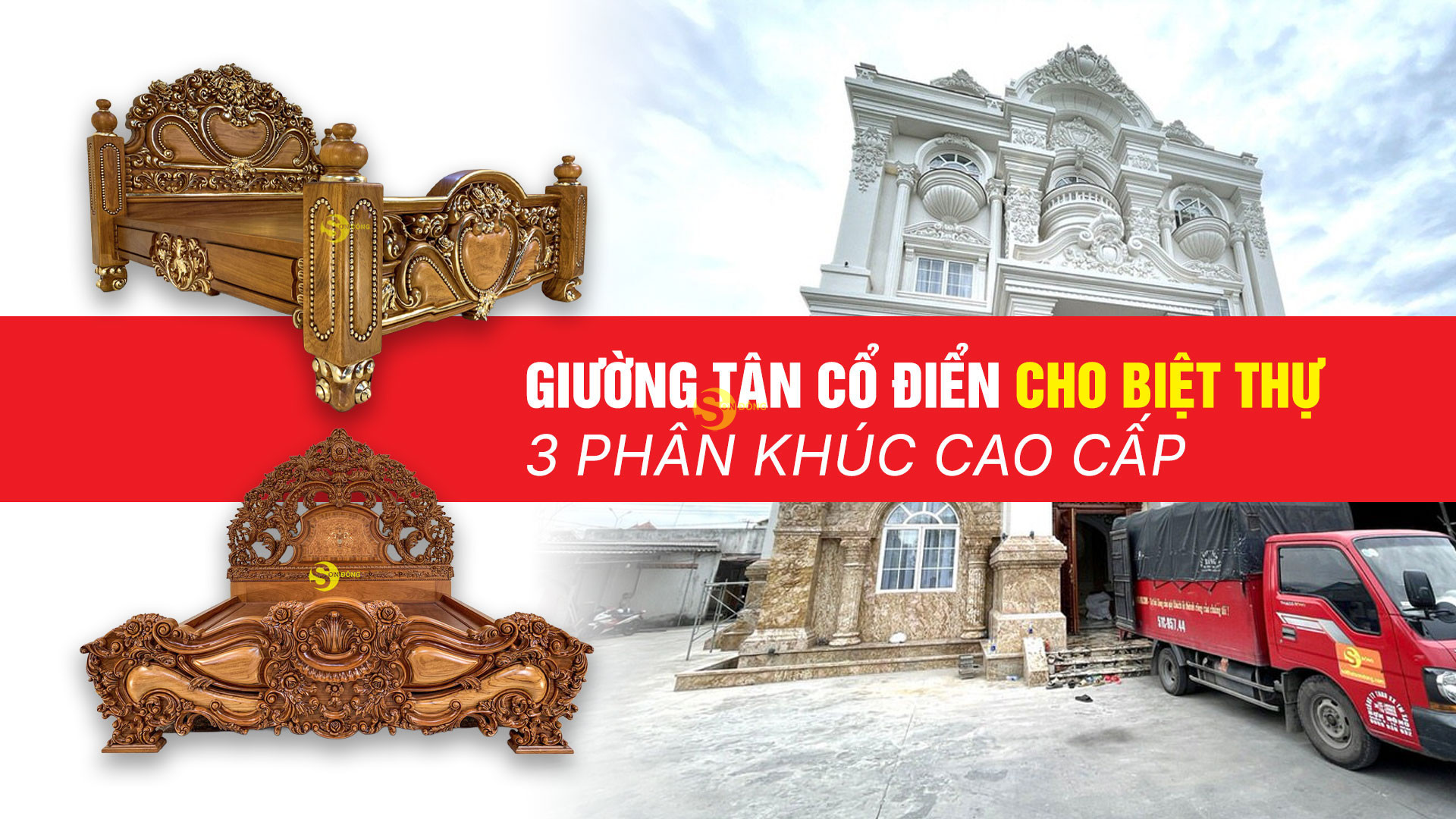 giuong tan co dien cho biet thu